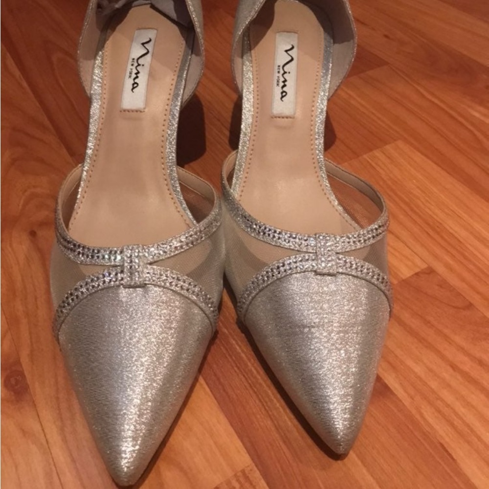 Silver heels